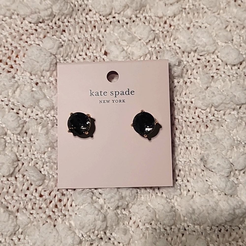 Kate Spade stud earrings - Black Diamond